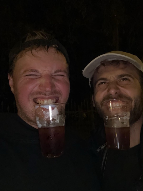 Marco and Tom on their cycling trip