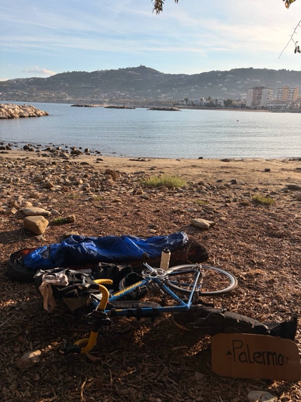 Marco and Tom on their cycling trip